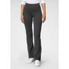 Jazzpants KANGAROOS, Damen, Gr. 36 (S), N-Gr, grau (anthrazit, meliert), Jersey, Obermaterial: 57% Baumwolle, 38% Polyester, 5% Elasthan, casual, bequem lang, Hosen, mit hohem Stretch-Anteil sitzt wie eine zweite Haut