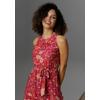 Sommerkleid ANISTON CASUAL, Damen, Gr. 48, N-Gr, rot (rot, orange, sand, weiß, helltürkis, beere, braun, smaragd), Web, Obermaterial: 100% Viskose, geblümt, bedruckt, modisch, figurumspielend knöchellang, Rundhals, ohne Ärmel, Kleider, mit...