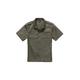 Langarmhemd BRANDIT "Brandit Herren Short Sleeves US Shirt" Gr. 5XL, US-Größen, grün (olive) Herren Hemden Oberhemden