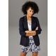 Jackenblazer ANISTON CASUAL Gr. 38, blau (marine) Damen Blazer