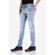 Slim-fit-Jeans CIPO & BAXX Gr. 33, Länge 34, blau (hellblau) Herren Jeans Slim Fit