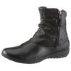 Stiefelette JOSEF SEIBEL "Naly 24", Damen, Gr. 42, schwarz, Leder, casual, Schuhe, Reißverschluss Stiefel, Winterstiefelette mit zwei Reißverschlüssen