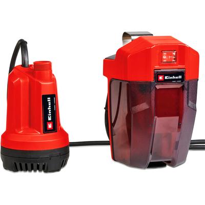 Klarwasserpumpe EINHELL "GE-SP 18 Li -Solo" Pumpen rot (rot, schwarz) 5000 lh max. Fördermenge