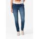 Slim-fit-Jeans TIMEZONE "Slim TahilaTZ" Gr. 29, Länge 32, blau Damen Jeans 5-Pocket-Jeans Röhrenjeans