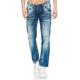 Bequeme Jeans RUSTY NEAL Gr. 31, Länge 32, blau Herren Jeans Straight-fit-Jeans Straight Fit