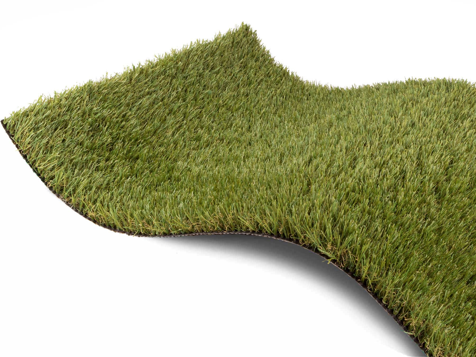 Kunstrasen "Kunstrasen KORSIKA", grün, B:200cm H:32mm L:400cm, Polyethylen (PE), PRIMAFLOR-IDEEN IN TEXTIL, Teppiche, natürliche Optik, mit Drainagefunktion, für Balkon, Terrasse & Garten