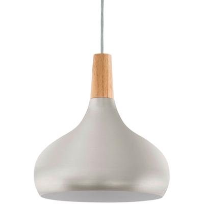 EGLO Pendelleuchte "SABINAR", braun (silberfarben, braun), Ø 28cm H: 110cm, Lampen, Hängeleuchte, Hängelampe, dimmbar, Smart Home Image
