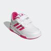Klettschuh ADIDAS SPORTSWEAR "TENSAUR HOOK AND LOOP", Gr. 24, pink (cloud weiß, team real magenta, core schwarz), Synthetik, Textil, sportlich, Schuhe, für Kinder mit Klettverschluss