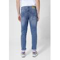 Regular-fit-Jeans STREET ONE MEN Gr. 38, Länge 34, blau (clear blue random wash) Herren Jeans 5-Pocket-Jeans