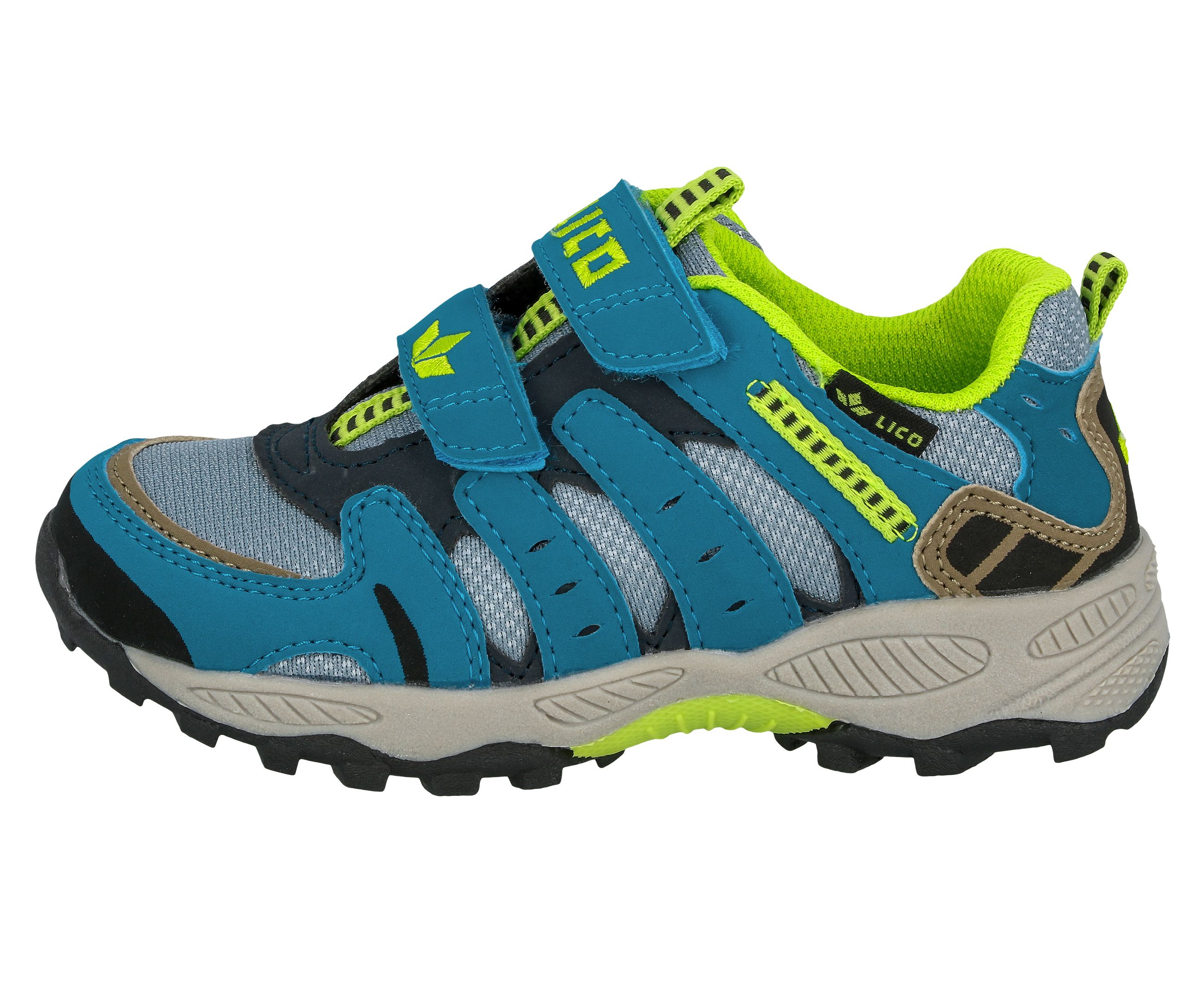 Outdoorschuh LICO "Outdoorschuh Fremont V", Kinder, Gr. 38, grau, Synthetik, Schuhe Outdoorschuh