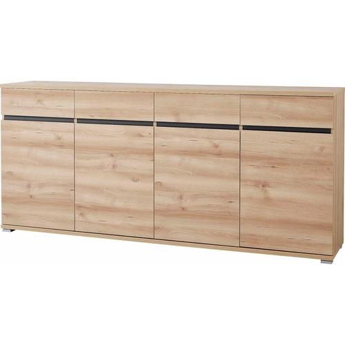 „Sideboard GERMANIA „“Lissabon““ Sideboards braun (edelbuche, nachbildung) Sideboards Breite 144 cm“