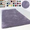 Hochflor-Teppich ESPRIT "Relaxx ESP-4150" Gr. 4, lila (violett), B:160cm H:25mm L:230cm, Kunstfaser, Teppiche, Wohnzimmer, sehr große Farbauswahl, weicher dichter Hochflor