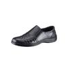 Slipper AIRSOFT, Herren, Gr. 43, schwarz, Glattleder, sportlich, Schuhe