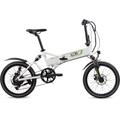 E-Bike LLOBE "City III weiß" E-Bikes Gr. 37 cm, 20 Zoll (50,80 cm), weiß E-Bikes