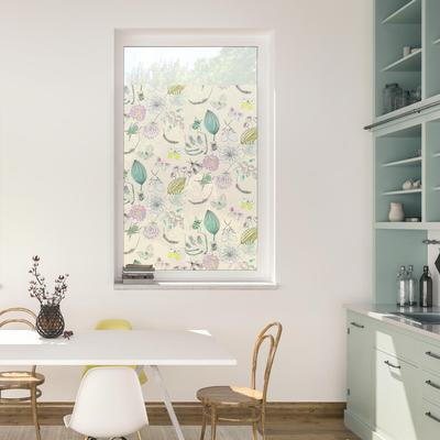 Fensterfolie LICHTBLICK ORIGINAL "Fensterfolie selbstklebend, Sichtschutz, My Bohemian Garden - Bunt", bunt, B:50cm L:50cm, Polyvinylchlorid (PVC), Fensterfolien Image