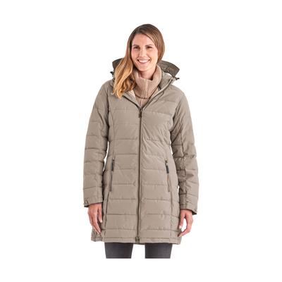 Steppmantel "GW 13 WMN QLTD PRK", Damen, Gr. 36, beige (hellbeige), Oberstoff: 100% Polyester, Futter: 100% Polyamid, Wattierung: 100% Polyester, G.I.G.A. DX BY KILLTEC, sportlich, Mäntel, Wasserabweisender, winddichter Steppparka mit urbanem Look Image