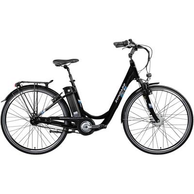 E-Bike ZÜNDAPP "Green 3.7" Gr. 48, schwarz (blau, schwarz), E-Bikes, 48cm, 28 Zoll (71,12cm), Pedelec, Elektrofahrrad für Damen u. Herren