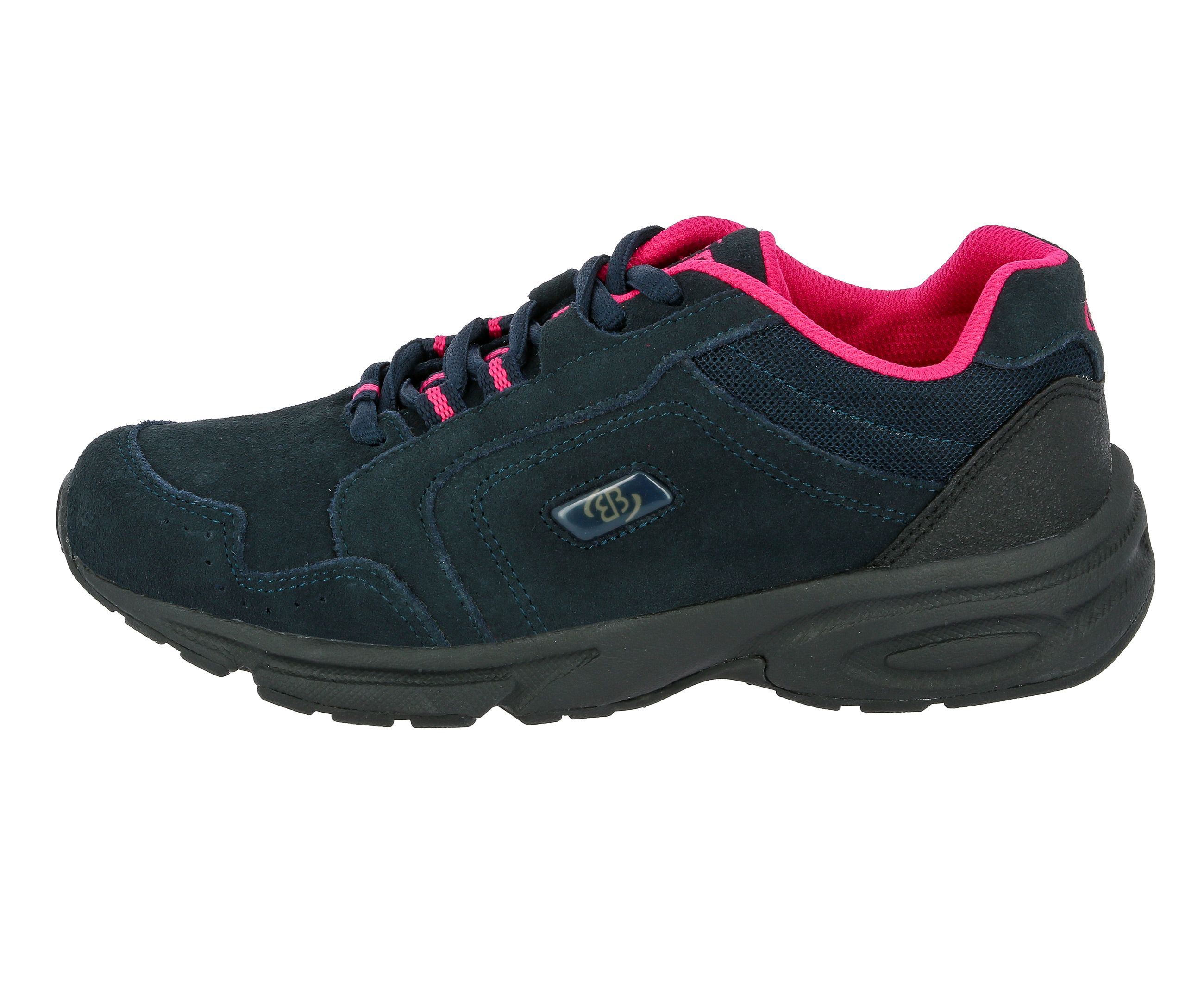 Outdoorschuh BRÜTTING "Freizeitschuh Circle", Damen, Gr. 42, blau, Veloursleder, Schuhe Outdoorschuh