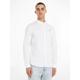 Langarmhemd TOMMY JEANS "TJM SLIM STRETCH OXFORD SHIRT" Gr. L, N-Gr, weiß (white) Herren Hemden Langarm