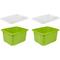 keeeper Aufbewahrungsbox emil, (Set, 2 St., 2), aufeinander stapelbar grün Boxen Aufbewahrung Ordnung Wohnaccessoires