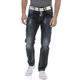 Regular-fit-Jeans CIPO & BAXX Gr. 36, Länge 32, blau (darkblue) Herren Jeans Regular Fit