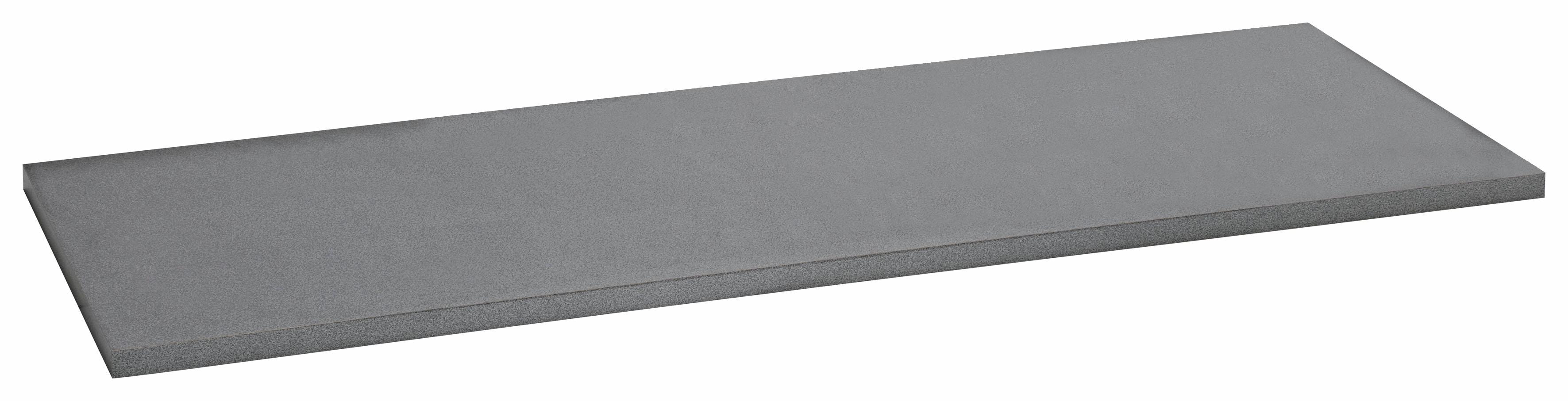 Arbeitsplatte WIHO KÜCHEN "Ela", grau (granit grau), B:161cm H:2,8cm T:96cm, Holzwerkstoff, Tischplatten, für Kochinsel »Ela«, Breite 161 cm Image