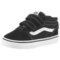 Sneaker VANS "Ward Mid V" Gr. 26, schwarz-weiß (schwarz, weiß) Schuhe Klettschuh Sneaker low