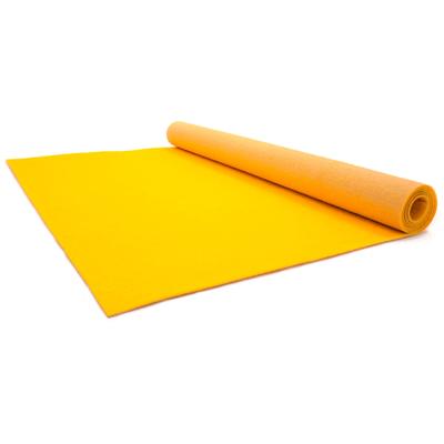 Läufer "PODIUM, Made in Belgium", gelb, B:100cm H:2,6mm L:700cm, Polypropylen (PP), PRIMAFLOR-IDEEN IN TEXTIL, Teppiche, Breite 100 cm, robuster Nadelfilz, Uni-Farben Image