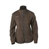 Strickfleecejacke DEPROC ACTIVE "ELKFORD WOMEN", Damen, Gr. 36 (S), braun (cappuccino), 100% Polyester, casual, Langarm mit Gummizug, Jacken Fleecejacke Outdoorbekleidung Sportbekleidung Übergangsjacke, auch in Großen Größen erhältlich