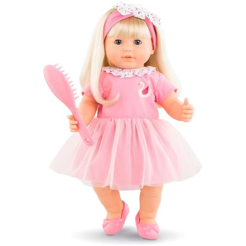 "Babypuppe COROLLE ""Adele, blond"" Puppen rosa Kinder Babypuppen mit Vanilleduft"