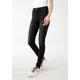 5-Pocket-Jeans KANGAROOS "SUPER SKINNY HIGH RISE" Gr. 36, N-Gr, schwarz (black, used) Damen Jeans 5-Pocket-Jeans Röhrenjeans