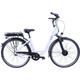 E-Bike HAWK BIKES "HAWK eCity Wave" E-Bikes Gr. 46 cm, 28 Zoll (71,12 cm), weiß E-Bikes