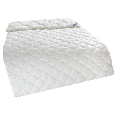 Kunstfaserbettdecke BECO "EcoWell Bettdecken für Sommer und Winter, Decke", beige (natur), B:135cm L:200cm, Obermaterial: 100% Polyester, Bettdecken, Bettdecke 135x200 cm, 155x220 cm und weitere Größen, blauer Engel Image