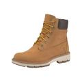 Schnürboots TIMBERLAND "Lucia Way 6 Inch Waterproof Boot" Gr. 41, gelb (wheat) Schuhe Damenschuh Schnürboots Schnürstiefeletten