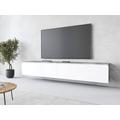 Lowboard INOSIGN "Vera" Sideboards Gr. B/H/T: 180 cm x 30 cm x 33 cm, weiß (beton, hochglanz) Lowboards