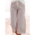 Pyjamahose S.OLIVER Gr. 36/38, N-Gr, rosa (blassrosa, gestreift) Damen Hosen Pyjamas