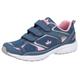 Laufschuh LICO "Joggingschuh Silas V" Gr. 43, blau (grau) Schuhe Halbschuh Klettschuh Laufschuh Modernsneaker Damen