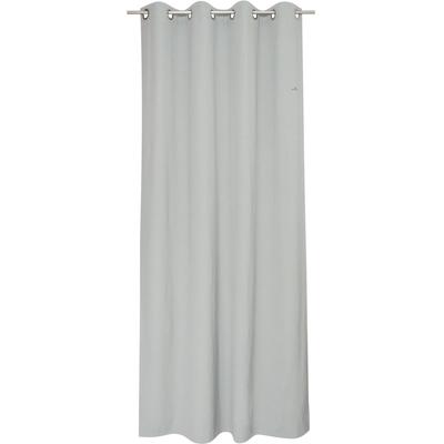 Vorhang TOM TAILOR HOME "Dove Signature", grau, B:140cm H:250cm, Polyester, Gardinen, blickdicht