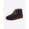 Hausstiefel SCHAWOS, Damen, Gr. 37, warmgefüttert, grau (anthrazit), Textil, Schuhe Hausschuh Hüttenschuh