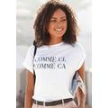 T-Shirt BUFFALO Gr. 36/38, weiß Damen Shirts Jersey Bestseller
