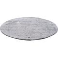 Fellteppich TOM TAILOR HOME "Furry" Gr. 9, silber (silberfarben), H:25mm Ø:90cm, Kunstfaser, Teppiche, Fellteppich, Kunstfell, Hochflor, extrem weiche Haptik