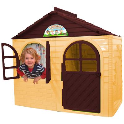 Spielhaus JAMARA "Little Home", beige (beige, braun), Spielhäuser, KinderB:130cm H:120cm T:78cm, Kunststoff, BxTxH: 130x78x120 cm, B:130cm H:120cm T:78cm