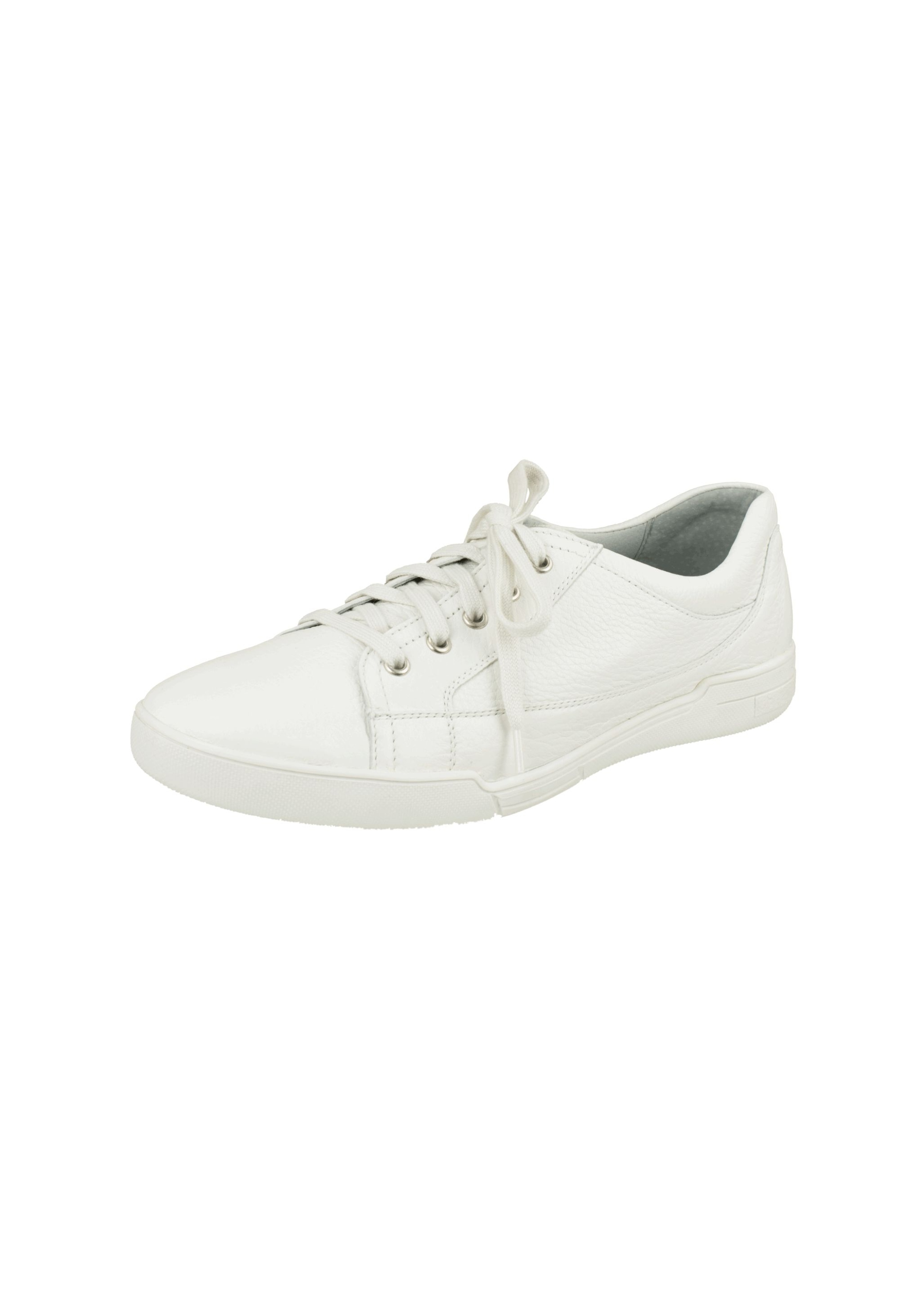 Schnürschuh NATURAL FEET "Sandro", Herren, Gr. 44, weiß, Leder, Schuhe, mit hohem Tragekomfort
