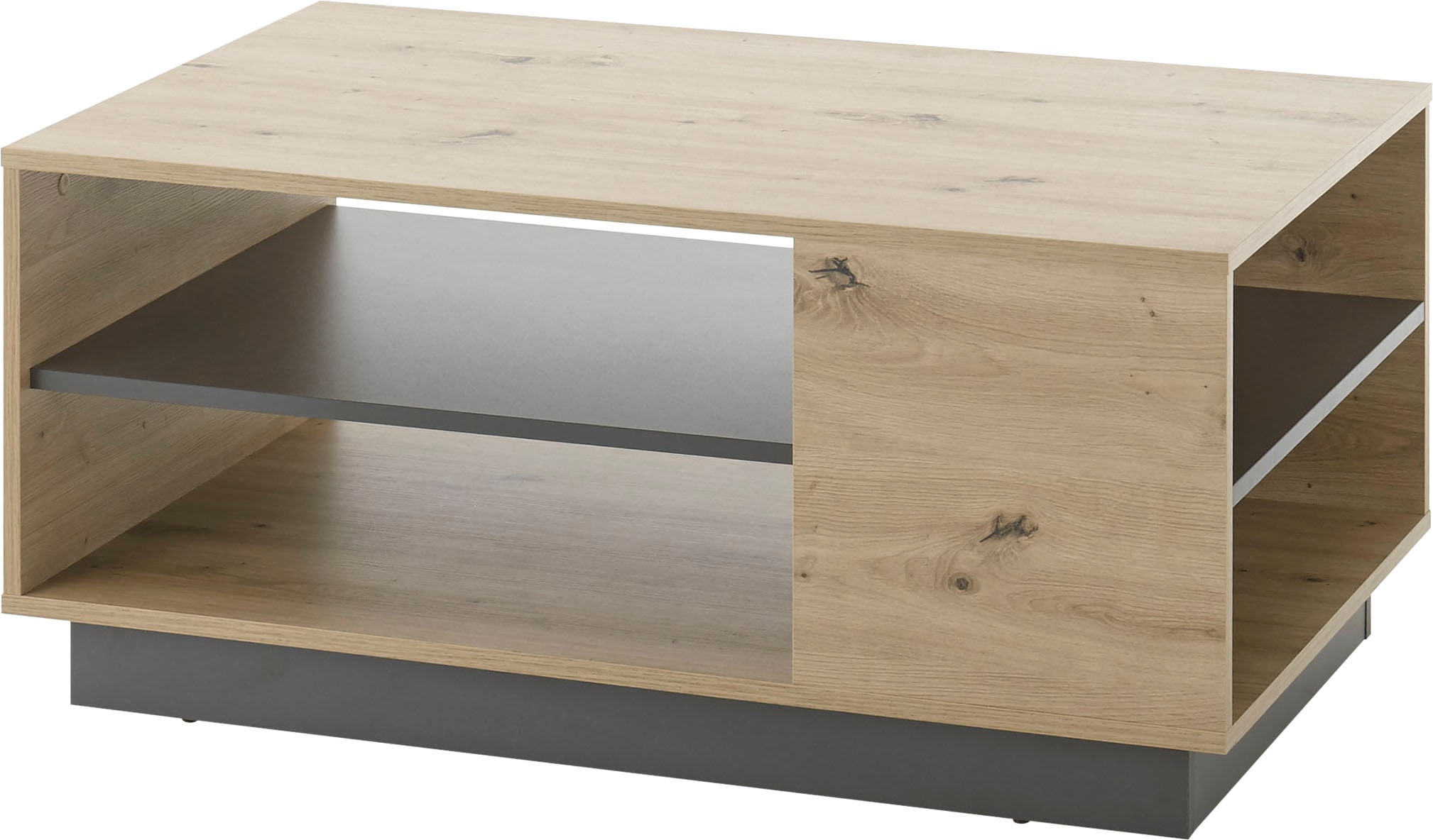 Couchtisch INOSIGN "Clair", braun (eiche artisan), B:100cm H:46cm T:60cm, Tische, Couchtisch, Breite 100 cm