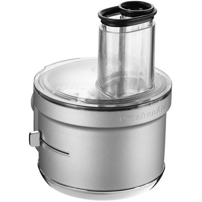 KITCHENAID Zerkleinereraufsatz "5KSM2FPA Food-Processor-Vorsatz", silber (silberfarben), B:25,9cm H:24,6cm T:17,5cm, Küchenmaschinen-Aufsätze, nicht für 5KSM7990X Image