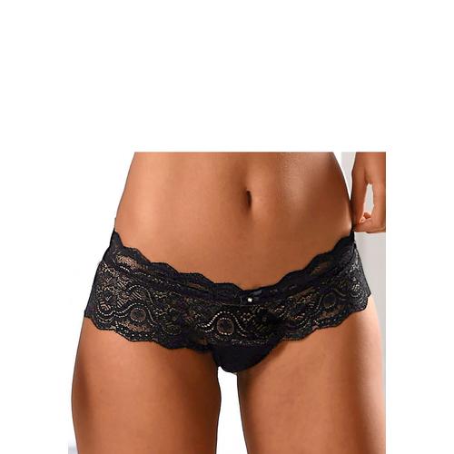 Panty LASCANA Gr. 44/46, schwarz Damen Unterhosen Dessous aus Spitze