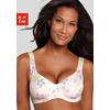 T-Shirt-BH NUANCE, Damen, Gr. 75, Cup F, weiß (weiß, pastell), Microtouch, Obermaterial: 82% Polyamid (TACTEL), 18% Elasthan (LYCRA), Basic, BHs, aus hochwertiger Microfaser