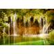 PAPERMOON Fototapete "Fairy Waterfall" Tapeten Gr. B/L: 3 m x 2,23 m, Bahnen: 6 St., bunt (mehrfarbig) Fototapeten