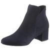 Stiefelette TAMARIS, Damen, Gr. 37, blau (dunkelblau), Textil, elegant, Schuhe, Blockabsatz, Ankleboots, Abendschuh in veganer Verarbeitung