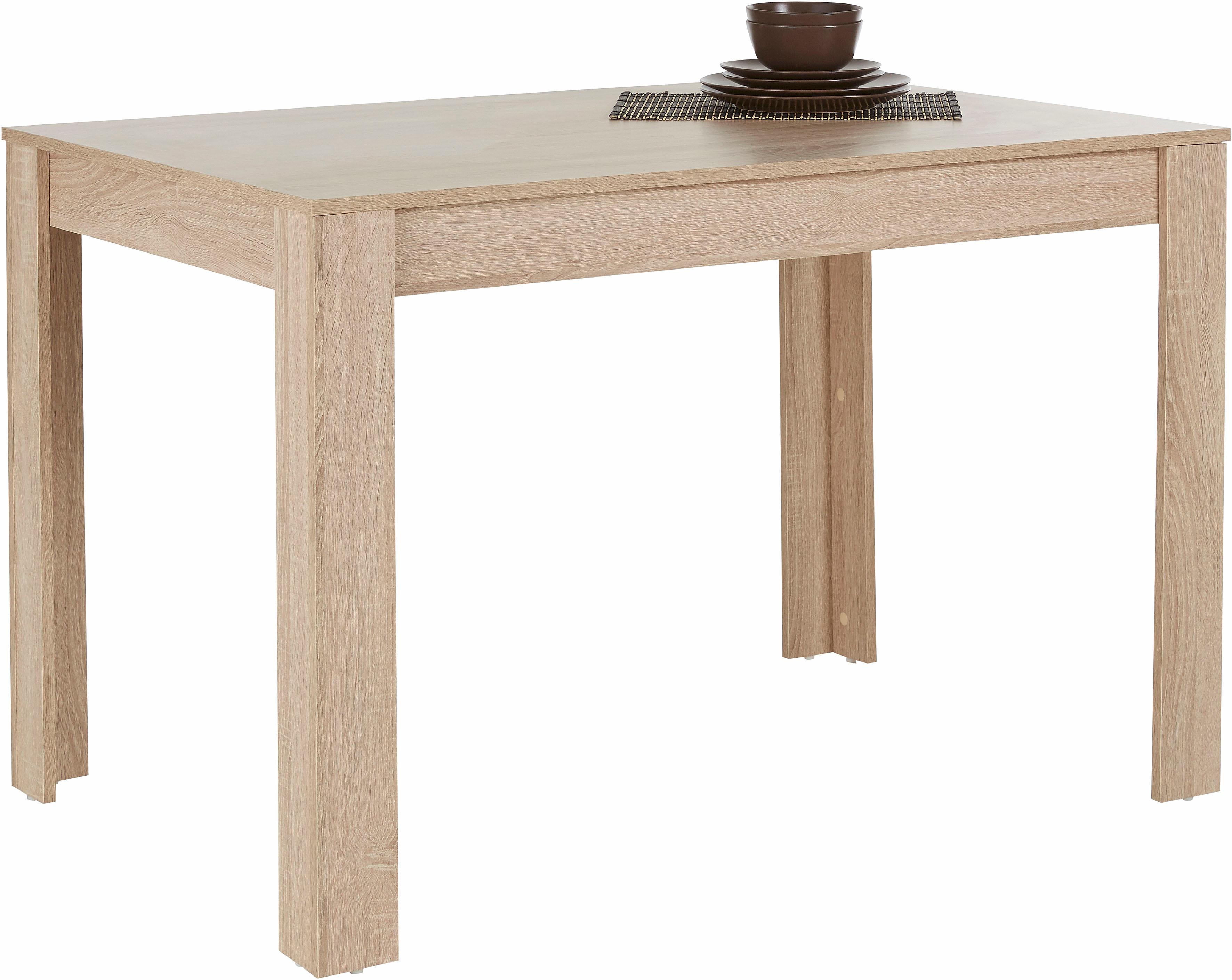 Esstisch INOSIGN "Meigh, TOPSELLER", braun (sonoma), B:120cm H:75cm T:80cm, Tische, Rechteckiger Esstisch Esstisch Holz-Esstische Küchentisch, Breite 120 cm, verschiedene Größen und Farbvarianten